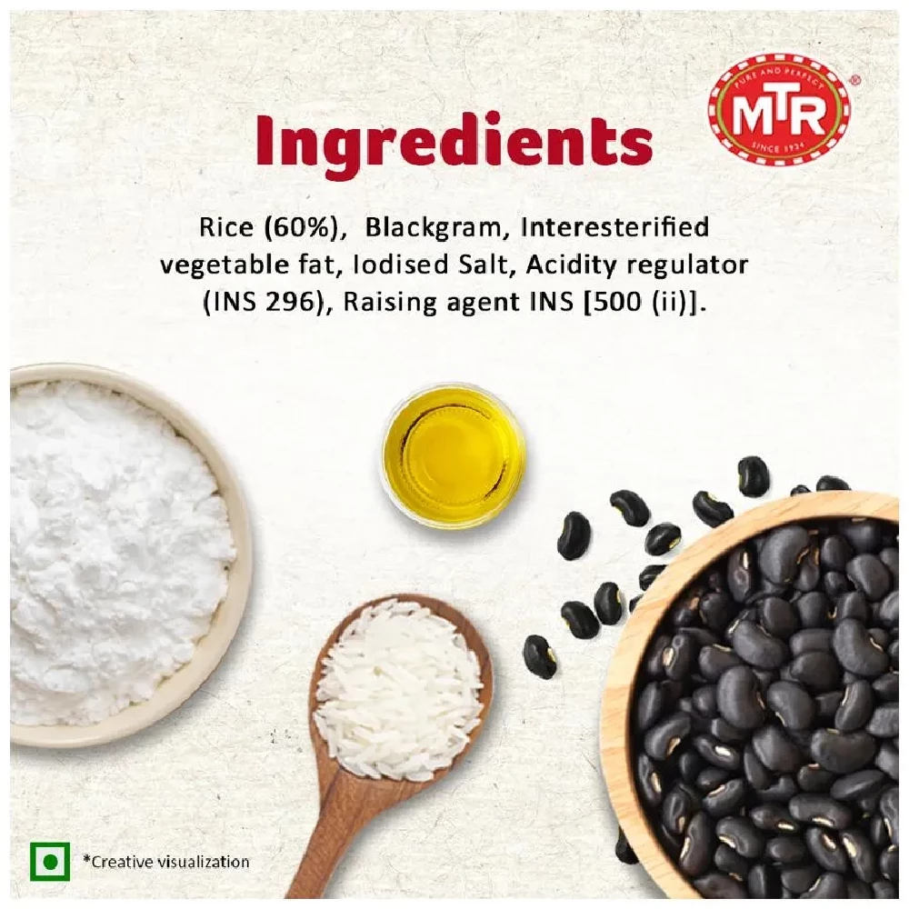 MTR Breakfast Mix - Rice Idli, 500 g Pouch-3.webp